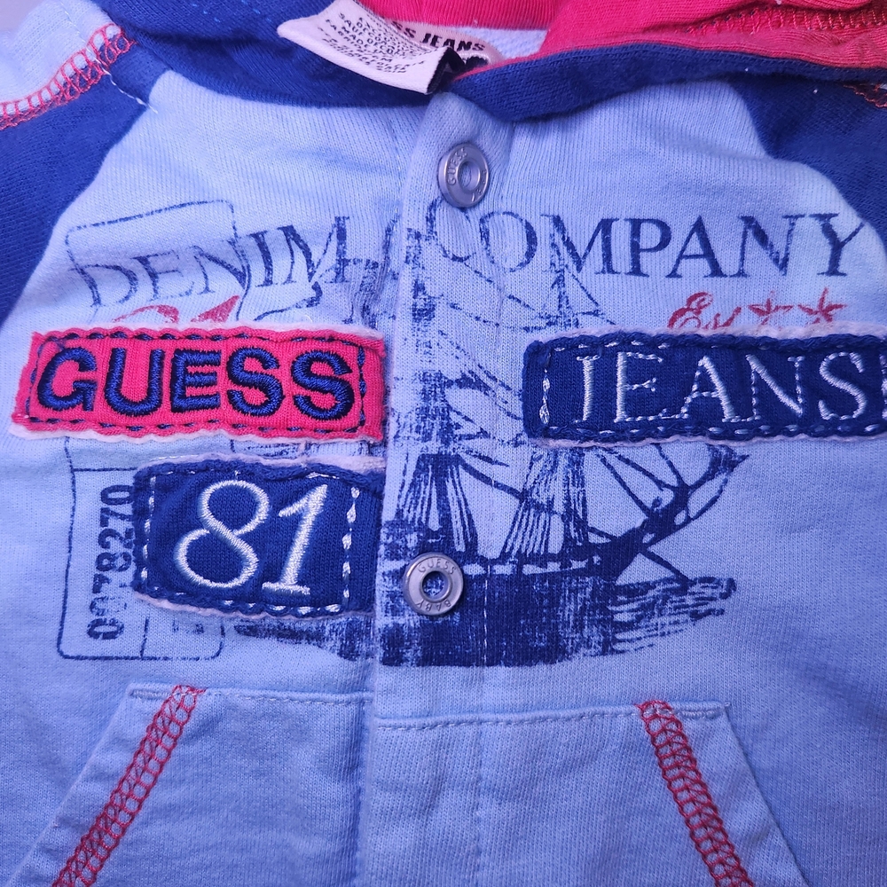 Guess Jeans Blue Hoodie